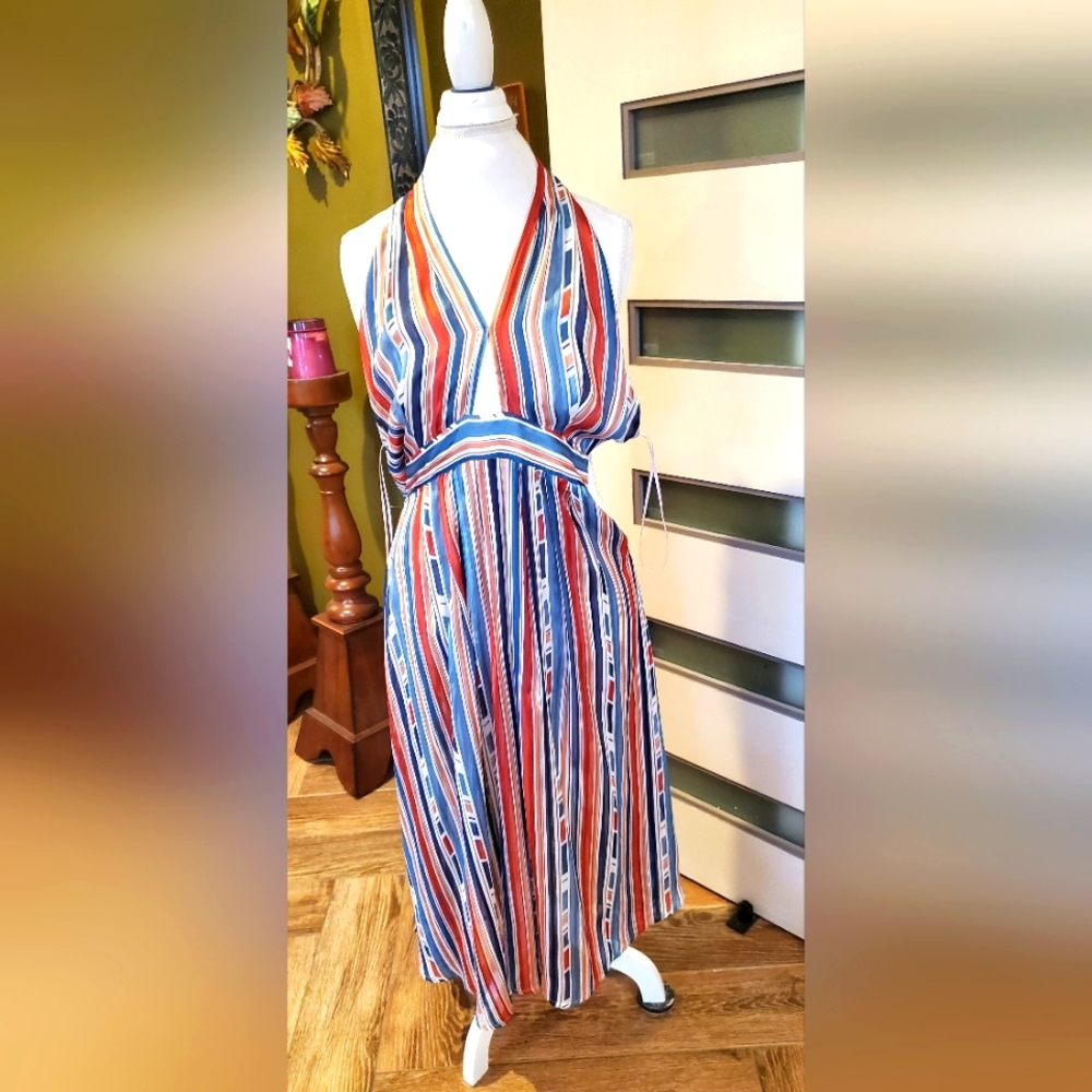 ASTR women's multicolored striped dress, size 4